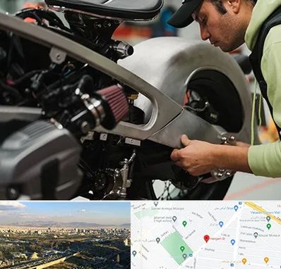 آموزش تعمیرات موتور سیکلت در هنگام 