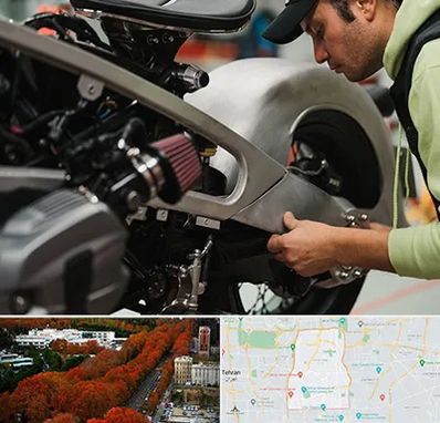 آموزش تعمیرات موتور سیکلت در منطقه 6 تهران 