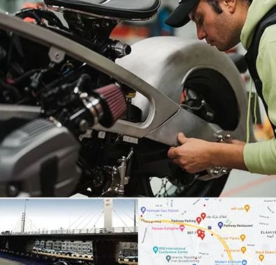 آموزش تعمیرات موتور سیکلت در پارک وی 