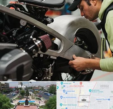 آموزش تعمیرات موتور سیکلت در بهارستان 