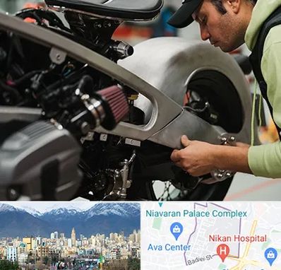 آموزش تعمیرات موتور سیکلت در آجودانیه