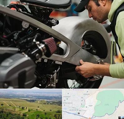 آموزش تعمیرات موتور سیکلت در سوهانک