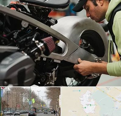 آموزش تعمیرات موتور سیکلت در نظرآباد کرج 