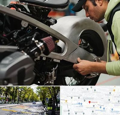 آموزش تعمیرات موتور سیکلت در میرداماد 