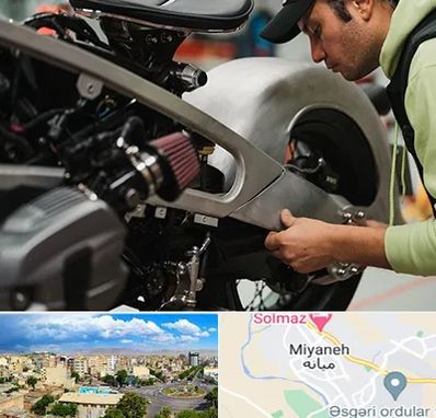 آموزش تعمیرات موتور سیکلت در میانه