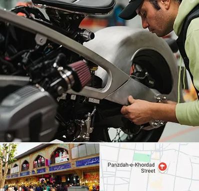 آموزش تعمیرات موتور سیکلت در 15 خرداد