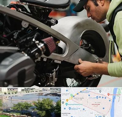 آموزش تعمیرات موتور سیکلت در گلستان اهواز 