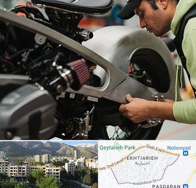 آموزش تعمیرات موتور سیکلت در اختیاریه 