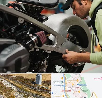 آموزش تعمیرات موتور سیکلت در خیابان نیایش شیراز 