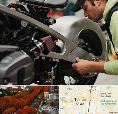 آموزش تعمیرات موتور سیکلت در ولیعصر