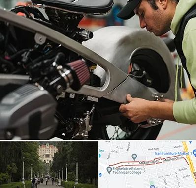 آموزش تعمیرات موتور سیکلت در بلوار معلم رشت 