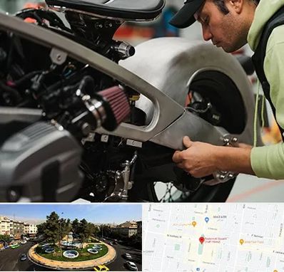 آموزش تعمیرات موتور سیکلت در هفت حوض 