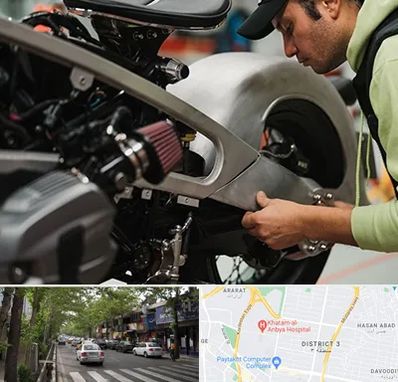 آموزش تعمیرات موتور سیکلت در ظفر 