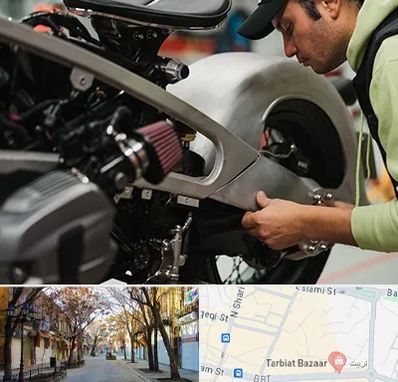 آموزش تعمیرات موتور سیکلت در تربیت تبریز
