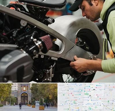 آموزش تعمیرات موتور سیکلت در منطقه 12 تهران 