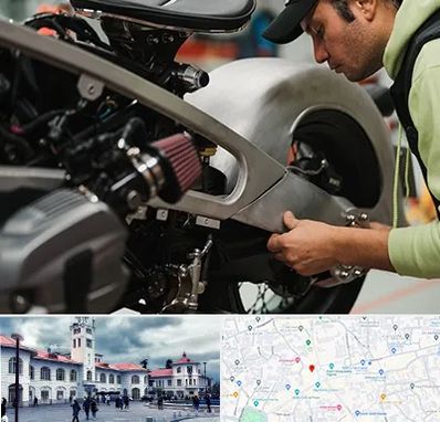 آموزش تعمیرات موتور سیکلت در میدان شهرداری رشت 