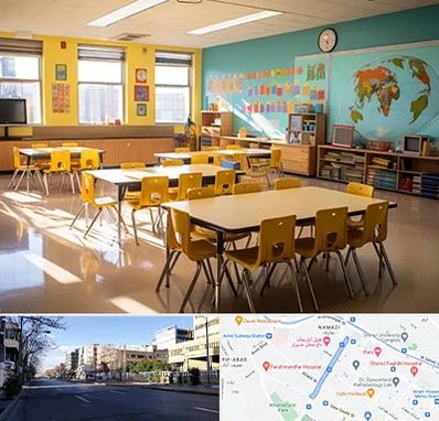 دبستان غیرانتفاعی پسرانه در خیابان ملاصدرا شیراز 