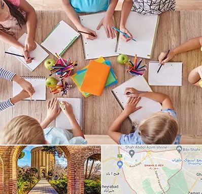 دبستان دولتی پسرانه در شهر ری