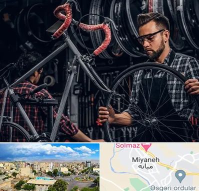 تعمیرات دوچرخه در میانه