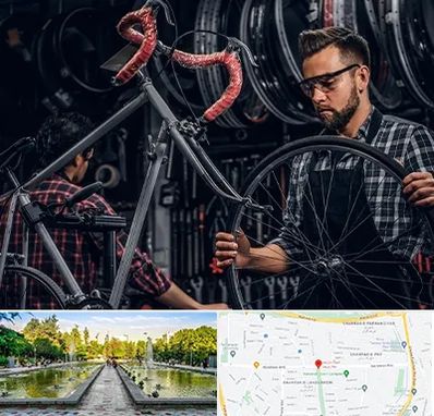 تعمیرات دوچرخه در سرسبز 