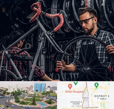 تعمیرات دوچرخه در ونک 