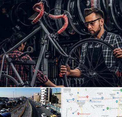 تعمیرات دوچرخه در پیروزی 