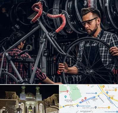 تعمیرات دوچرخه در زرگری شیراز 