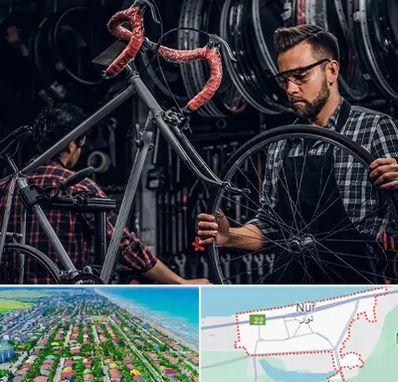 تعمیرات دوچرخه در نور