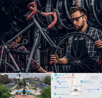 تعمیرات دوچرخه در بهارستان 