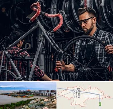 تعمیرات دوچرخه در بندر ترکمن