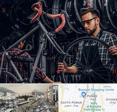 تعمیرات دوچرخه در پونک 
