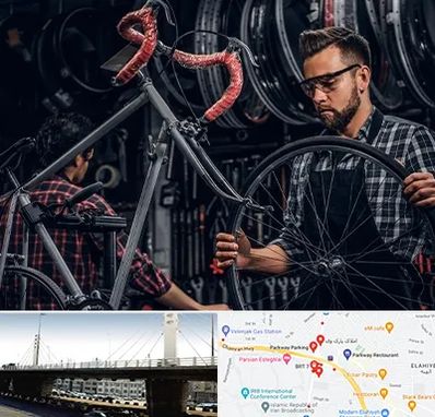تعمیرات دوچرخه در پارک وی 