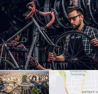 تعمیرات دوچرخه در استاد معین 