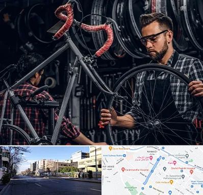 تعمیرات دوچرخه در خیابان ملاصدرا شیراز 