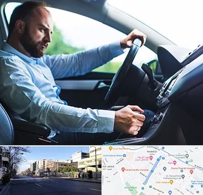 آموزش رانندگی پایه یک در خیابان ملاصدرا شیراز 