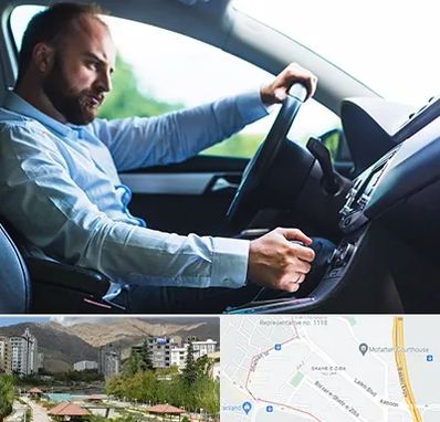 آموزش رانندگی پایه یک در شهر زیبا 