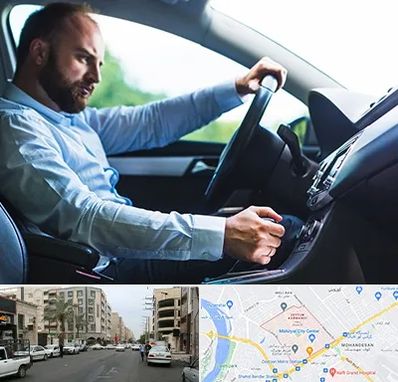 آموزش رانندگی پایه یک در زیتون کارمندی اهواز 