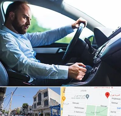 آموزش رانندگی پایه یک در افسریه 