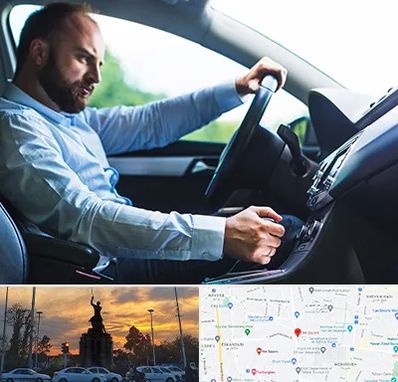 آموزش رانندگی پایه یک در میدان حر 