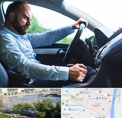 آموزش رانندگی پایه یک در گلستان اهواز 