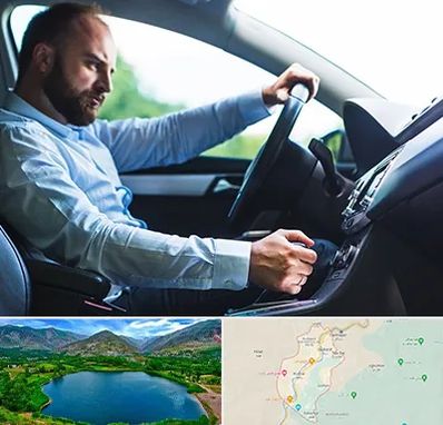 آموزش رانندگی پایه یک در رودبار