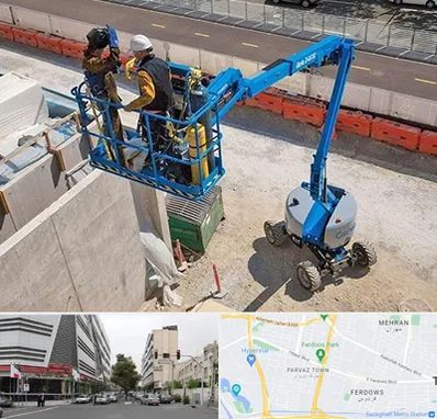 اجاره بالابر در بلوار فردوس 