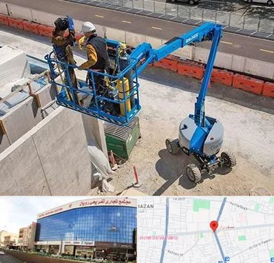 اجاره بالابر در نصف راه تبریز