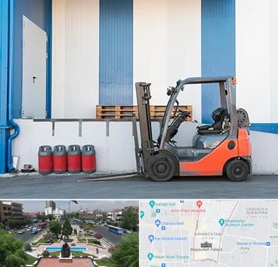 اجاره لیفتراک در بهارستان 