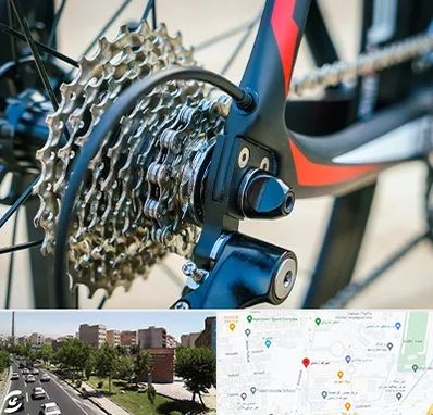 فروش قطعات دوچرخه در شهرک آزمایش 