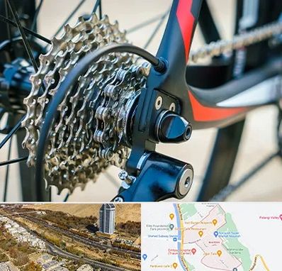 فروش قطعات دوچرخه در خیابان نیایش شیراز 