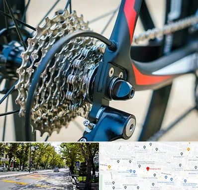 فروش قطعات دوچرخه در میرداماد 