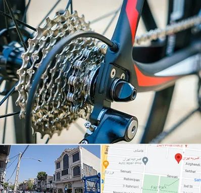 فروش قطعات دوچرخه در افسریه 