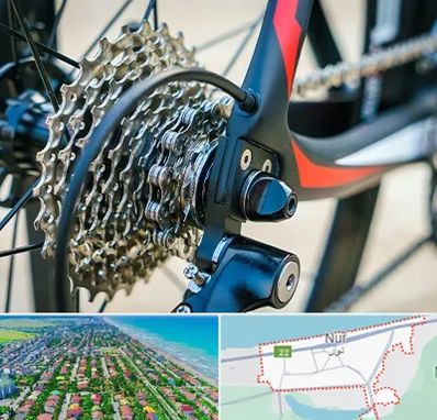 فروش قطعات دوچرخه در نور