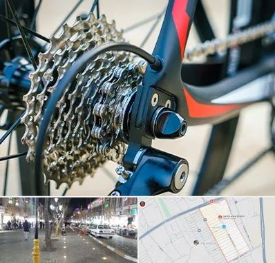 فروش قطعات دوچرخه در باغ فیض اسلامشهر